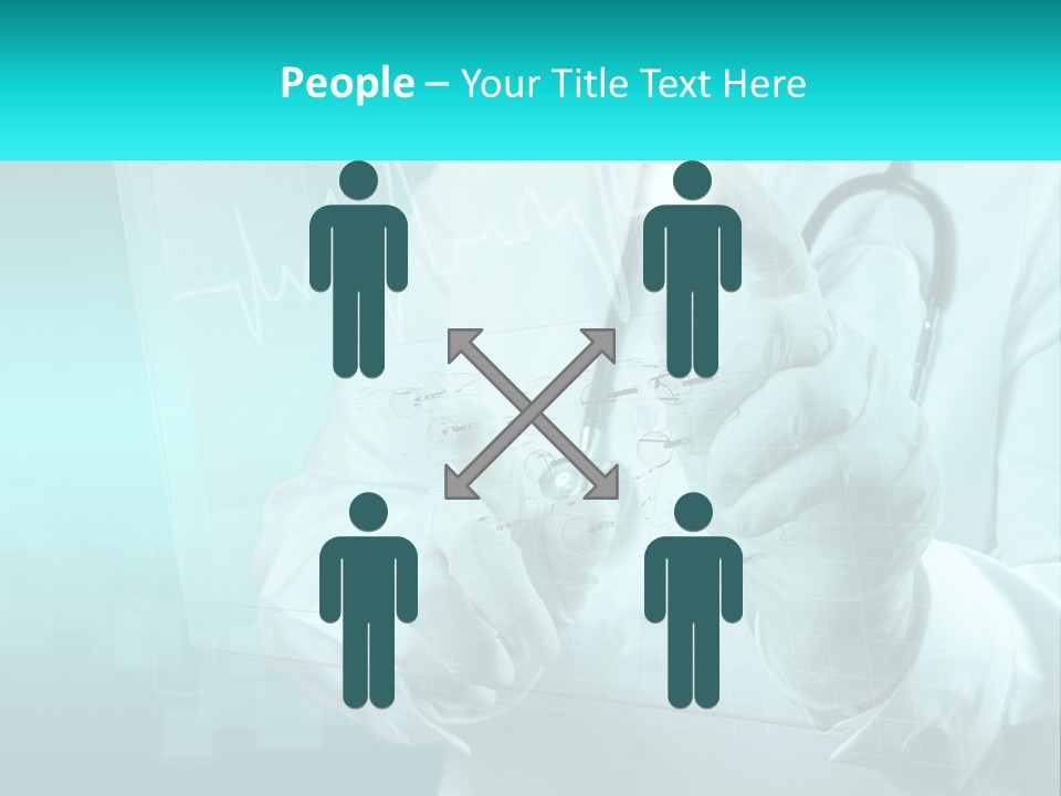 A Doctor Holding A Stethoscope In His Hand PowerPoint Template