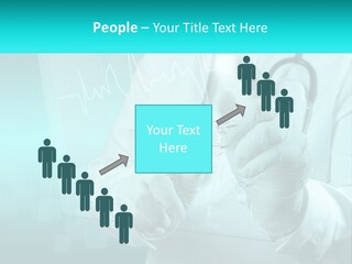 A Doctor Holding A Stethoscope In His Hand PowerPoint Template