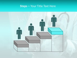 A Doctor Holding A Stethoscope In His Hand PowerPoint Template