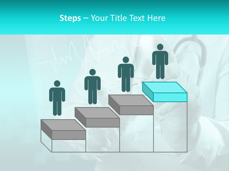 A Doctor Holding A Stethoscope In His Hand PowerPoint Template