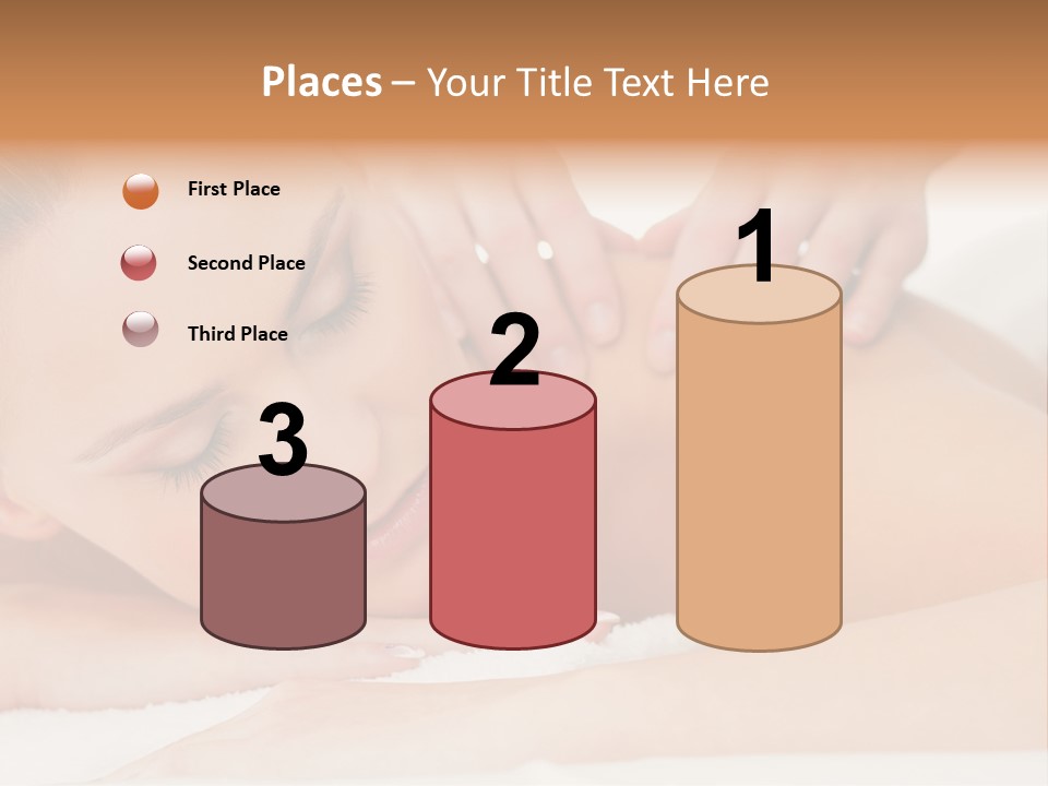 A Woman Getting A Back Massage From A Massager PowerPoint Template