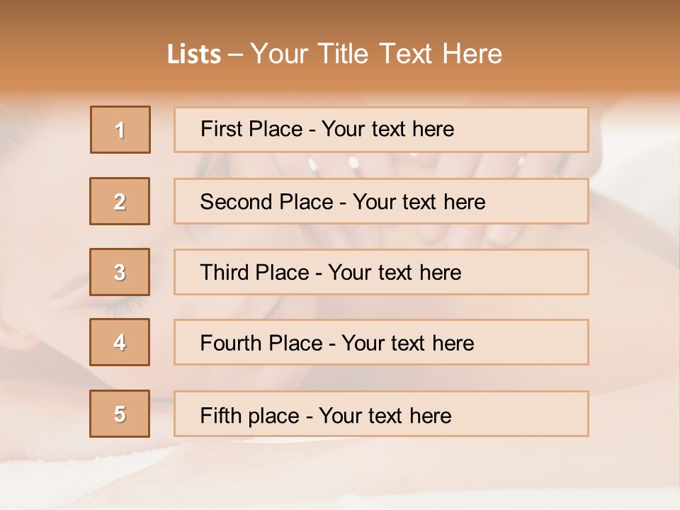 A Woman Getting A Back Massage From A Massager PowerPoint Template