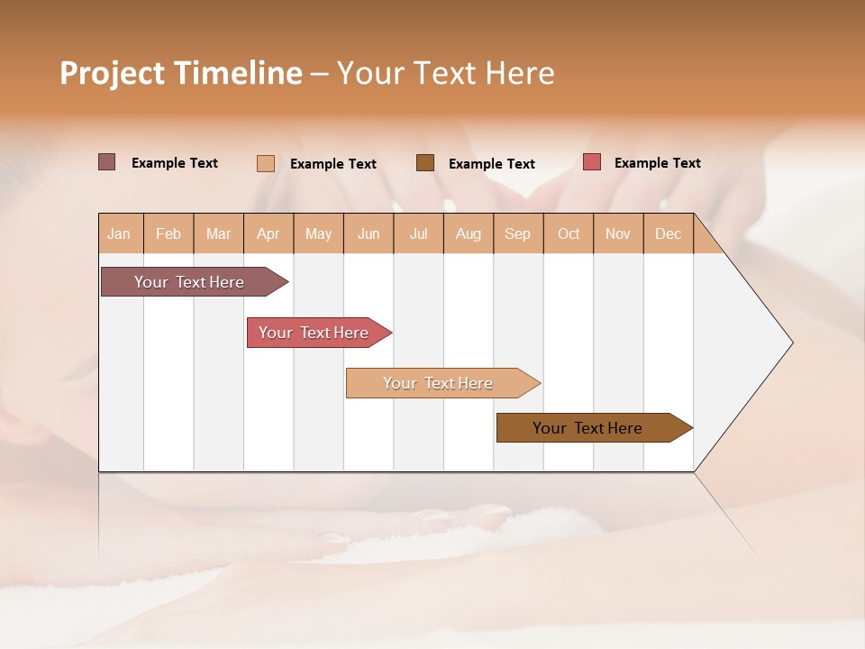 A Woman Getting A Back Massage From A Massager PowerPoint Template