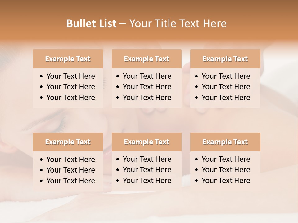 A Woman Getting A Back Massage From A Massager PowerPoint Template