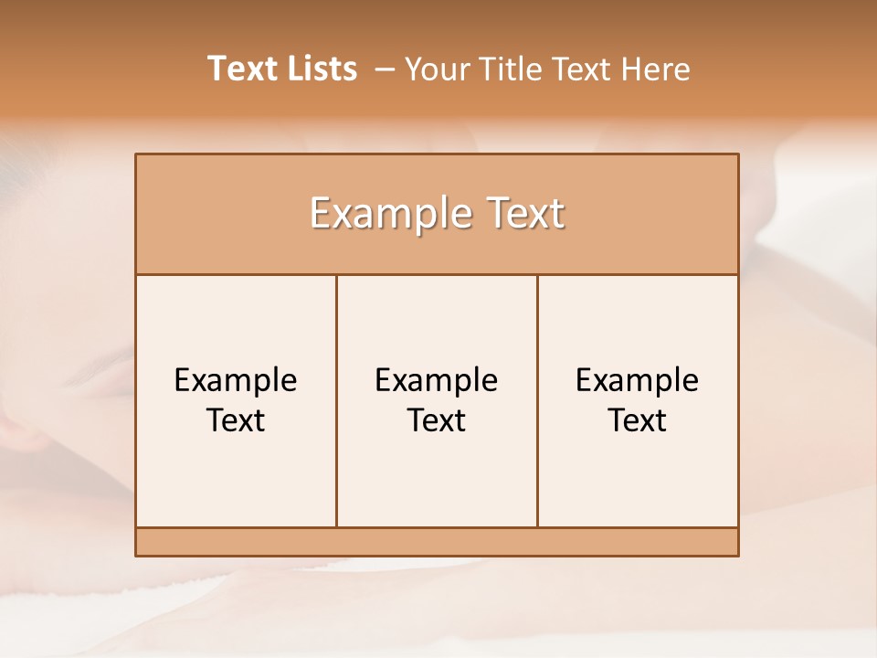 A Woman Getting A Back Massage From A Massager PowerPoint Template