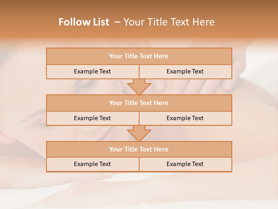 A Woman Getting A Back Massage From A Massager PowerPoint Template