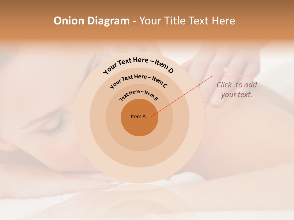 A Woman Getting A Back Massage From A Massager PowerPoint Template