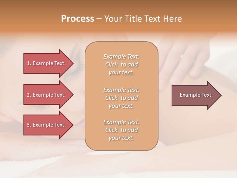 A Woman Getting A Back Massage From A Massager PowerPoint Template