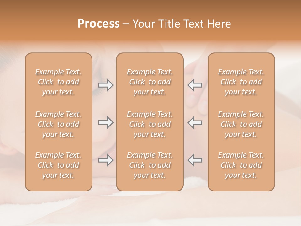 A Woman Getting A Back Massage From A Massager PowerPoint Template