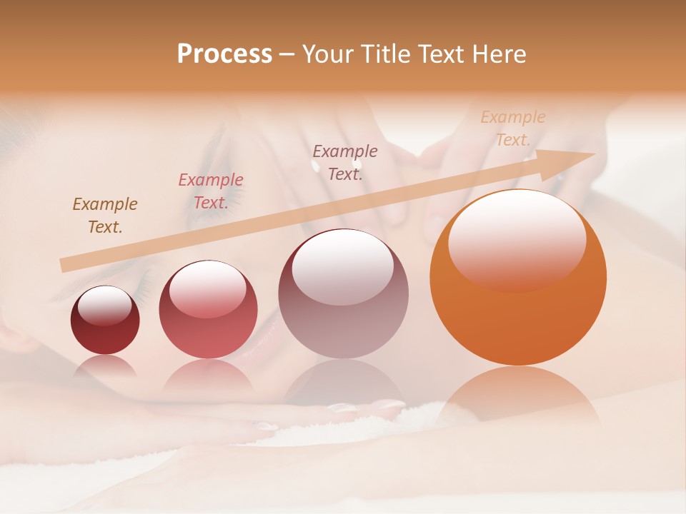 A Woman Getting A Back Massage From A Massager PowerPoint Template