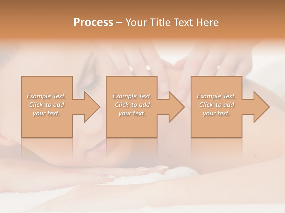 A Woman Getting A Back Massage From A Massager PowerPoint Template