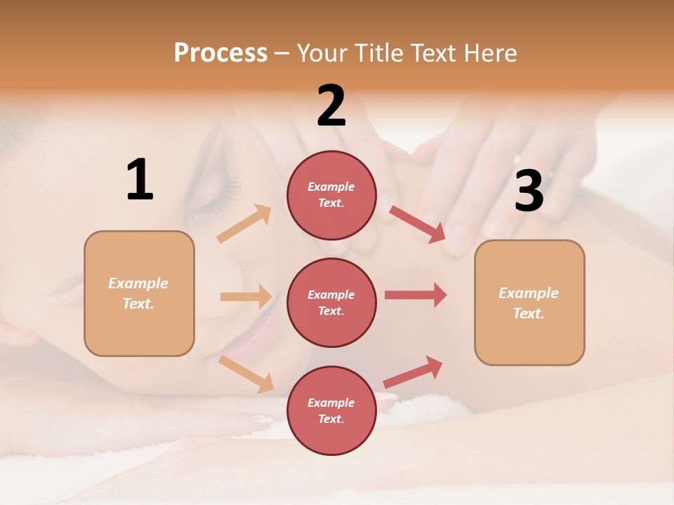 A Woman Getting A Back Massage From A Massager PowerPoint Template