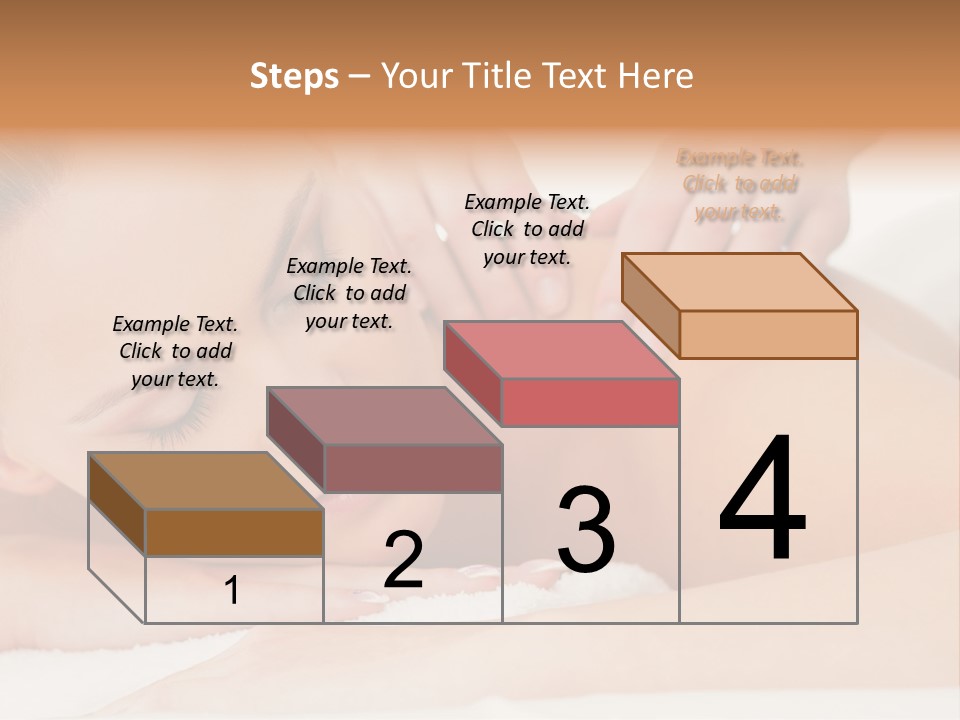 A Woman Getting A Back Massage From A Massager PowerPoint Template