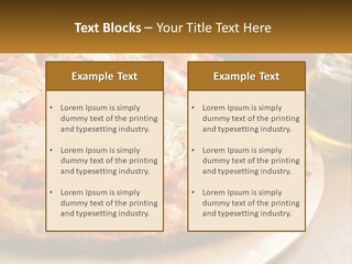 A Pizza Sitting On Top Of A Wooden Cutting Board PowerPoint Template
