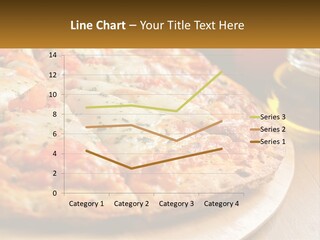 A Pizza Sitting On Top Of A Wooden Cutting Board PowerPoint Template