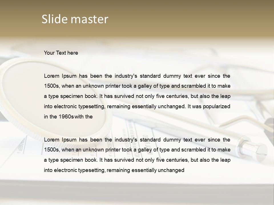 A Medical Powerpoint Presentation With A Stethoscope PowerPoint Template