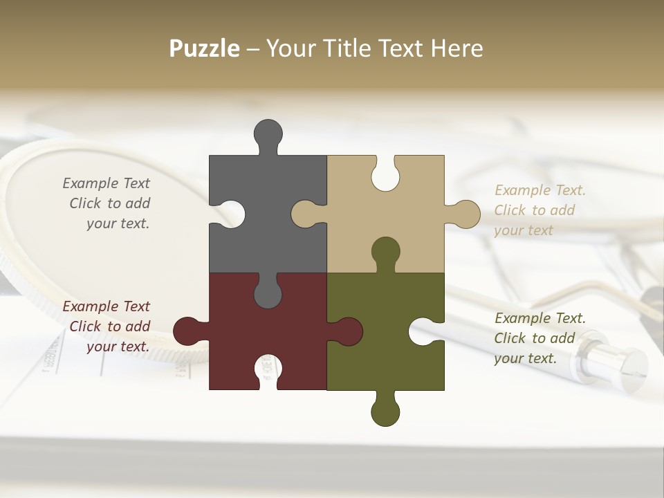 A Medical Powerpoint Presentation With A Stethoscope PowerPoint Template