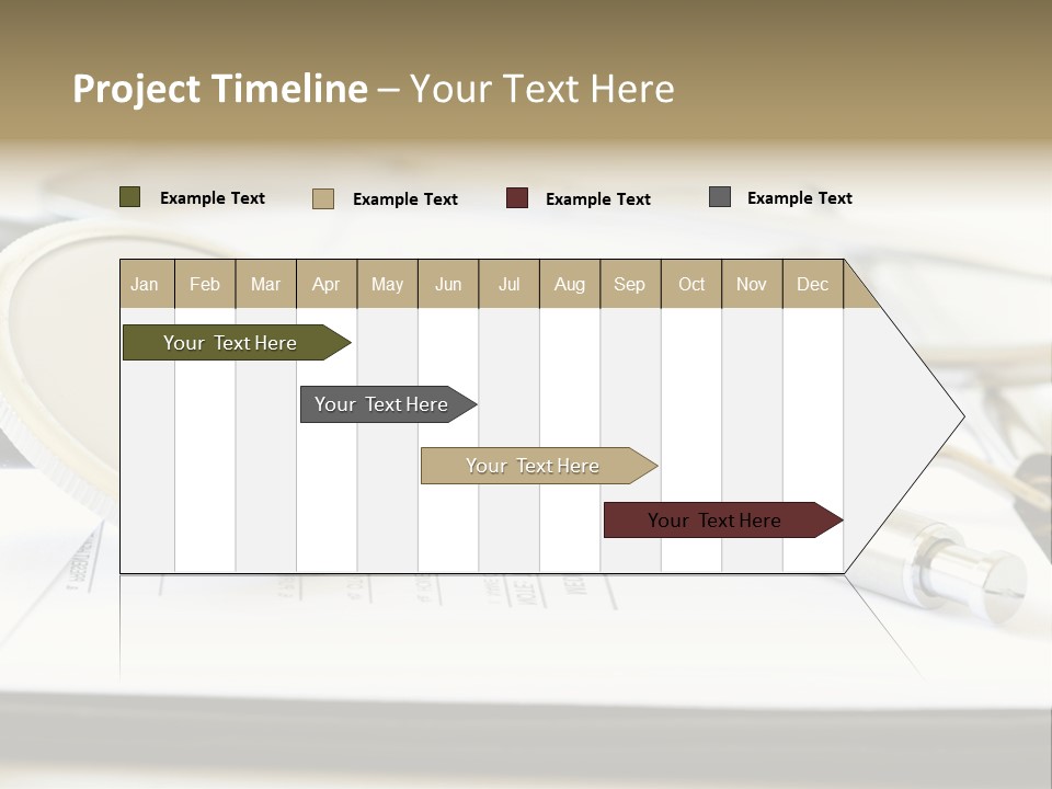 A Medical Powerpoint Presentation With A Stethoscope PowerPoint Template