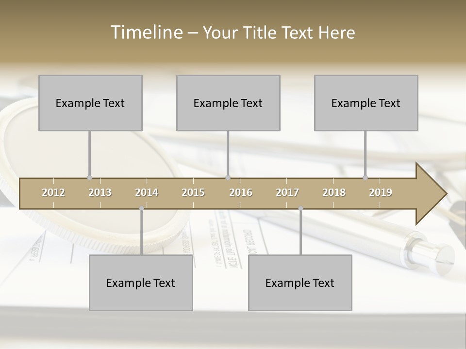 A Medical Powerpoint Presentation With A Stethoscope PowerPoint Template