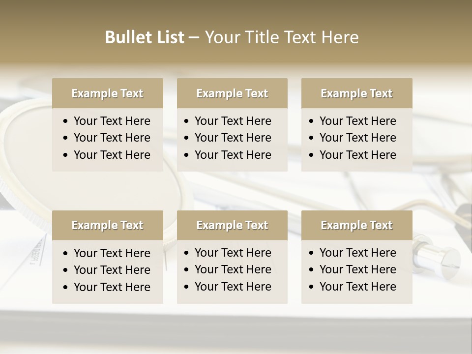 A Medical Powerpoint Presentation With A Stethoscope PowerPoint Template