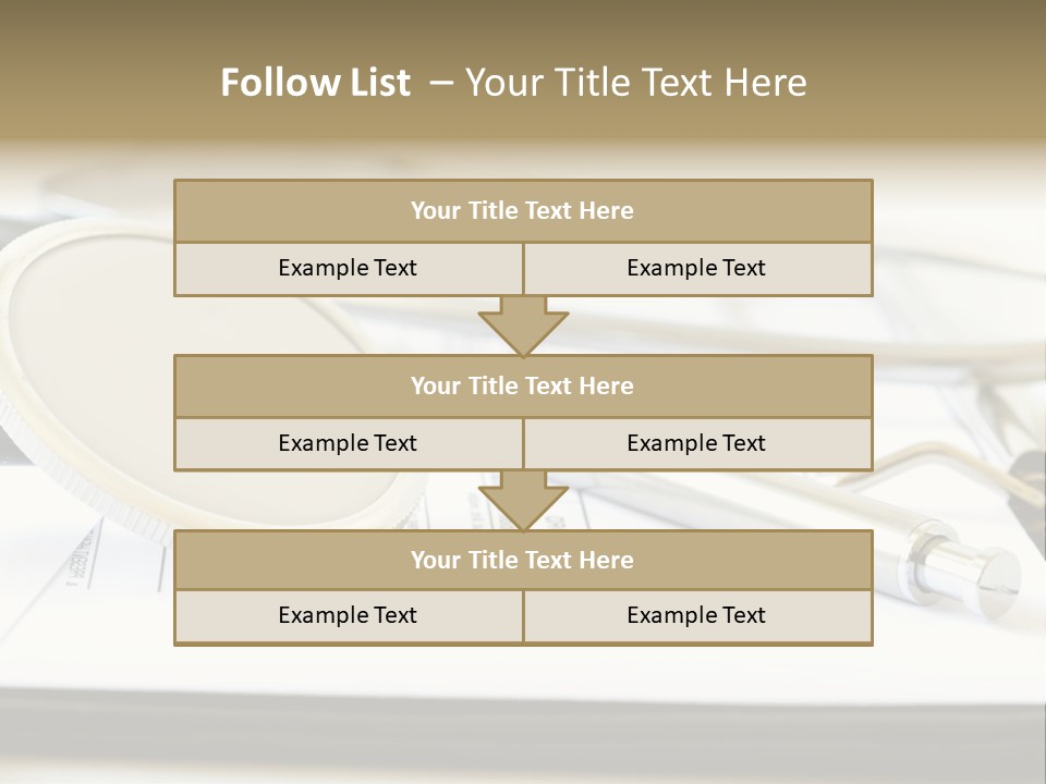 A Medical Powerpoint Presentation With A Stethoscope PowerPoint Template