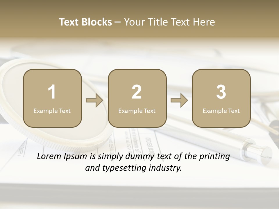 A Medical Powerpoint Presentation With A Stethoscope PowerPoint Template
