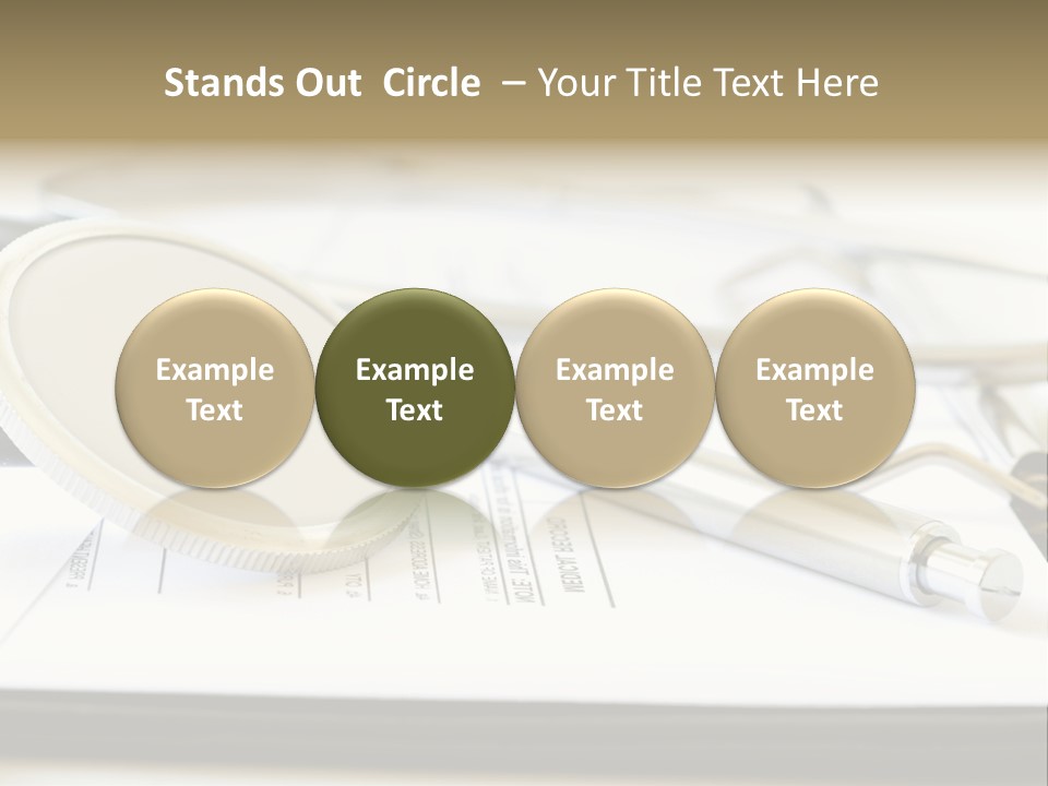 A Medical Powerpoint Presentation With A Stethoscope PowerPoint Template