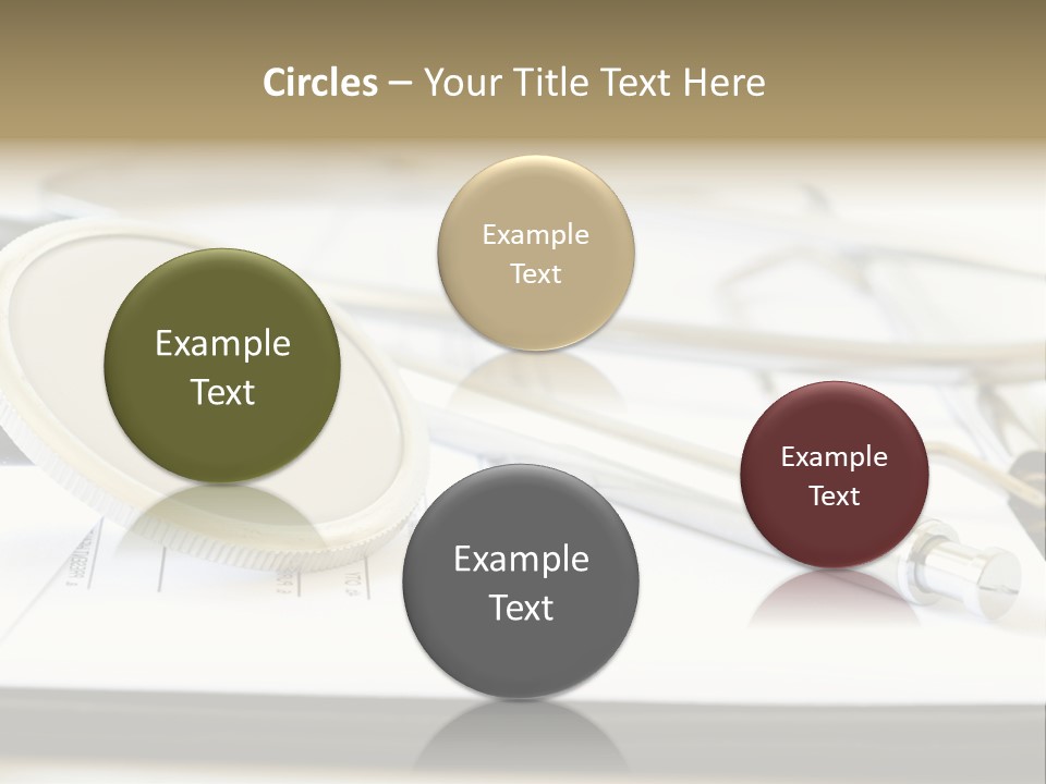 A Medical Powerpoint Presentation With A Stethoscope PowerPoint Template