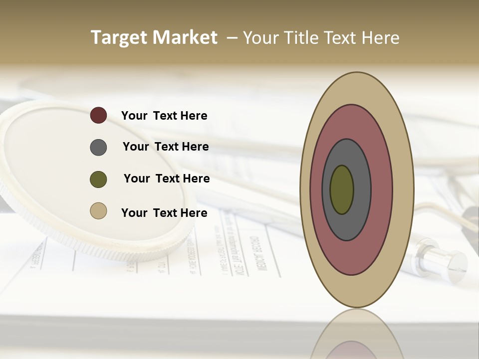 A Medical Powerpoint Presentation With A Stethoscope PowerPoint Template
