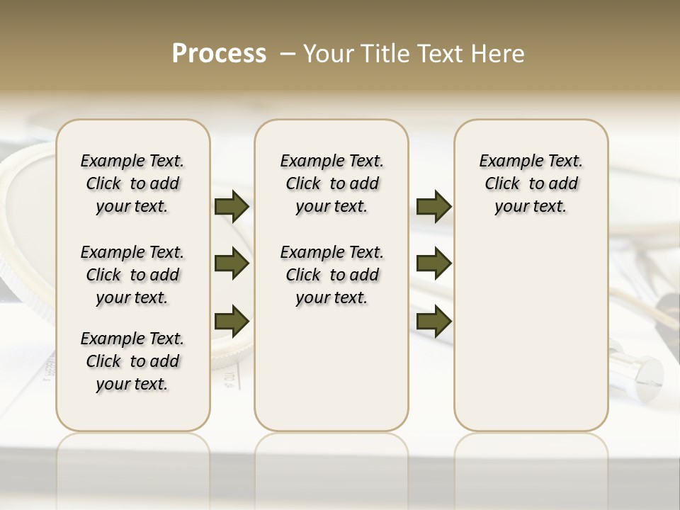 A Medical Powerpoint Presentation With A Stethoscope PowerPoint Template
