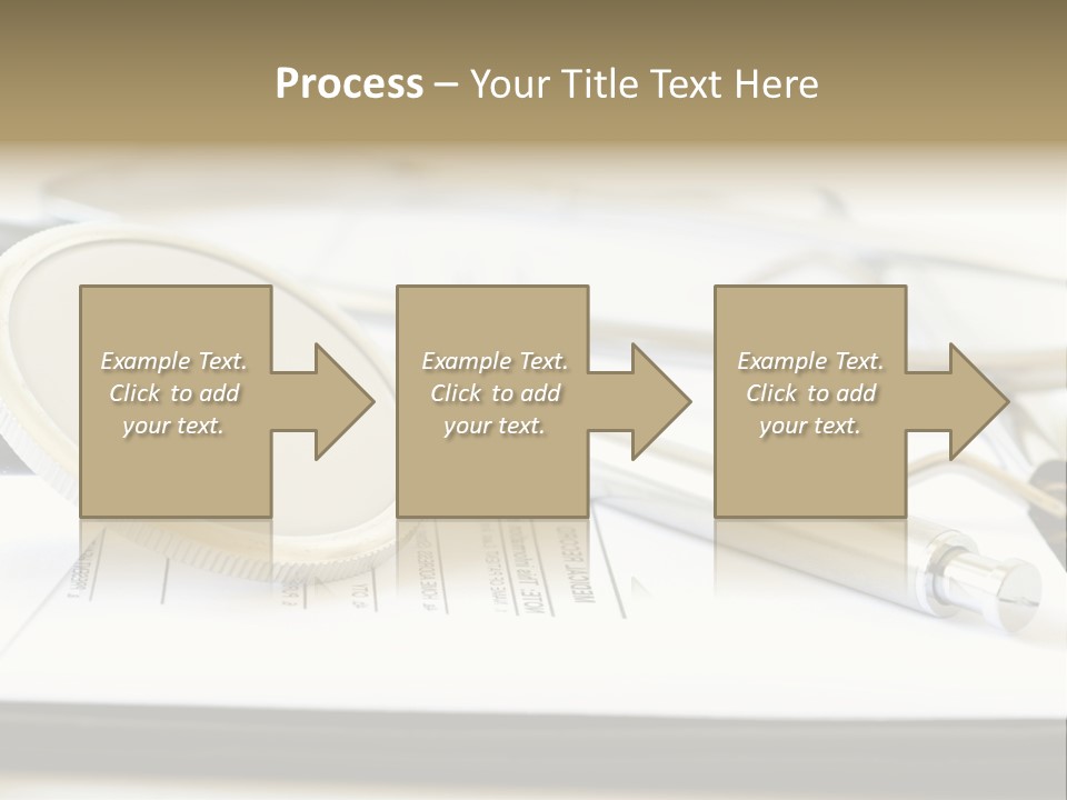 A Medical Powerpoint Presentation With A Stethoscope PowerPoint Template