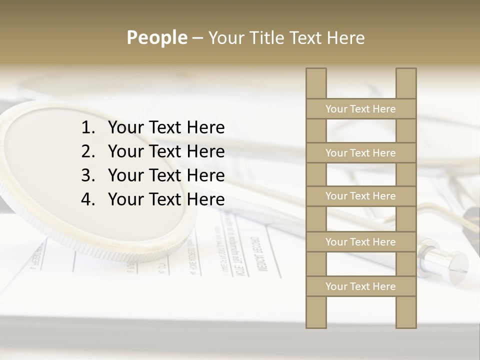 A Medical Powerpoint Presentation With A Stethoscope PowerPoint Template