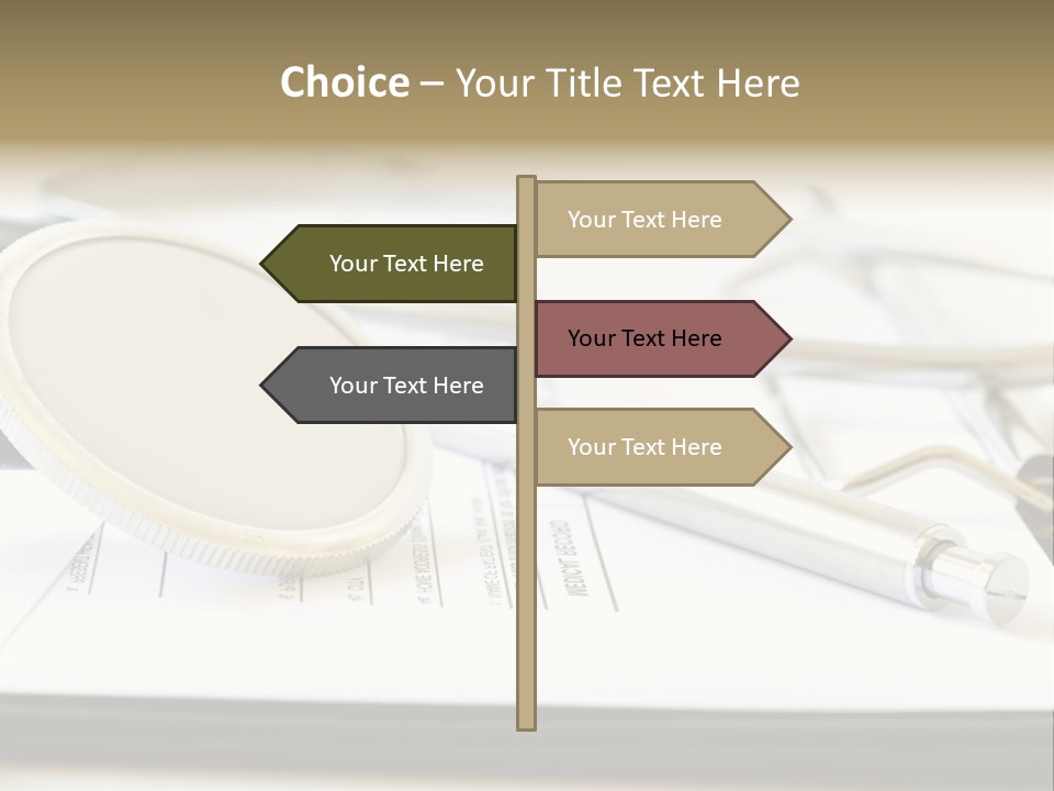 A Medical Powerpoint Presentation With A Stethoscope PowerPoint Template
