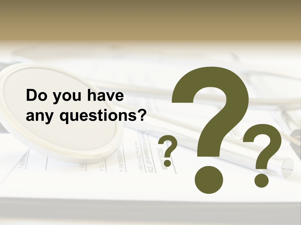 A Medical Powerpoint Presentation With A Stethoscope PowerPoint Template