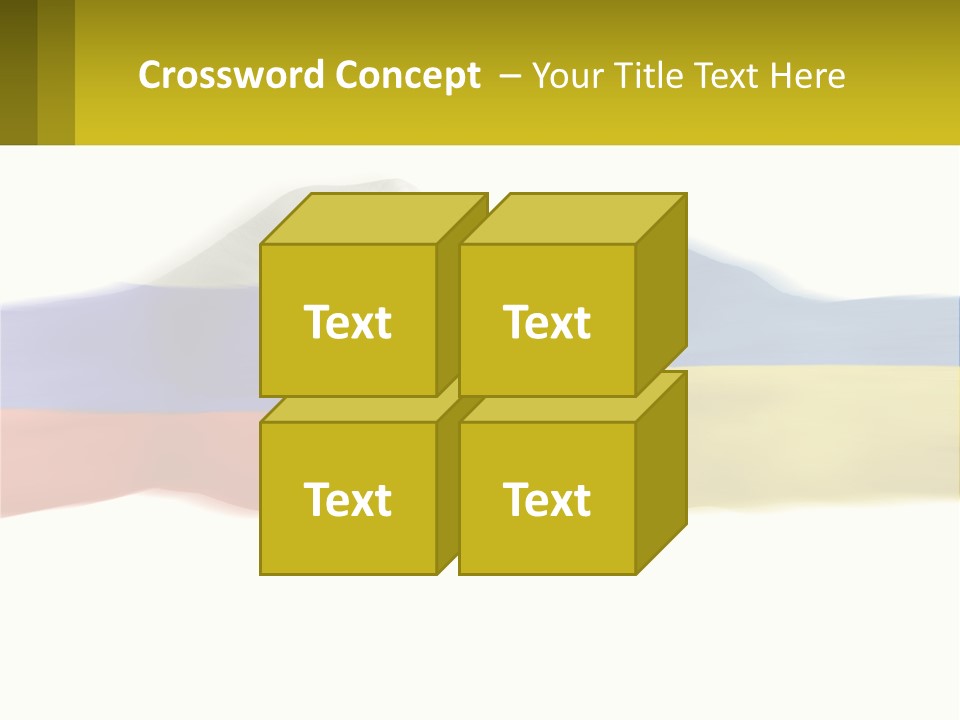 A Fist Bumping A Fist With The Colors Of The Flag Of Ukraine PowerPoint Template