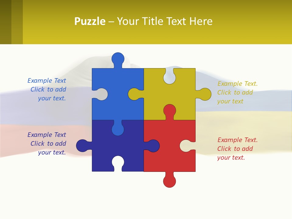 A Fist Bumping A Fist With The Colors Of The Flag Of Ukraine PowerPoint Template