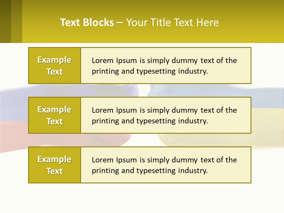 A Fist Bumping A Fist With The Colors Of The Flag Of Ukraine PowerPoint Template