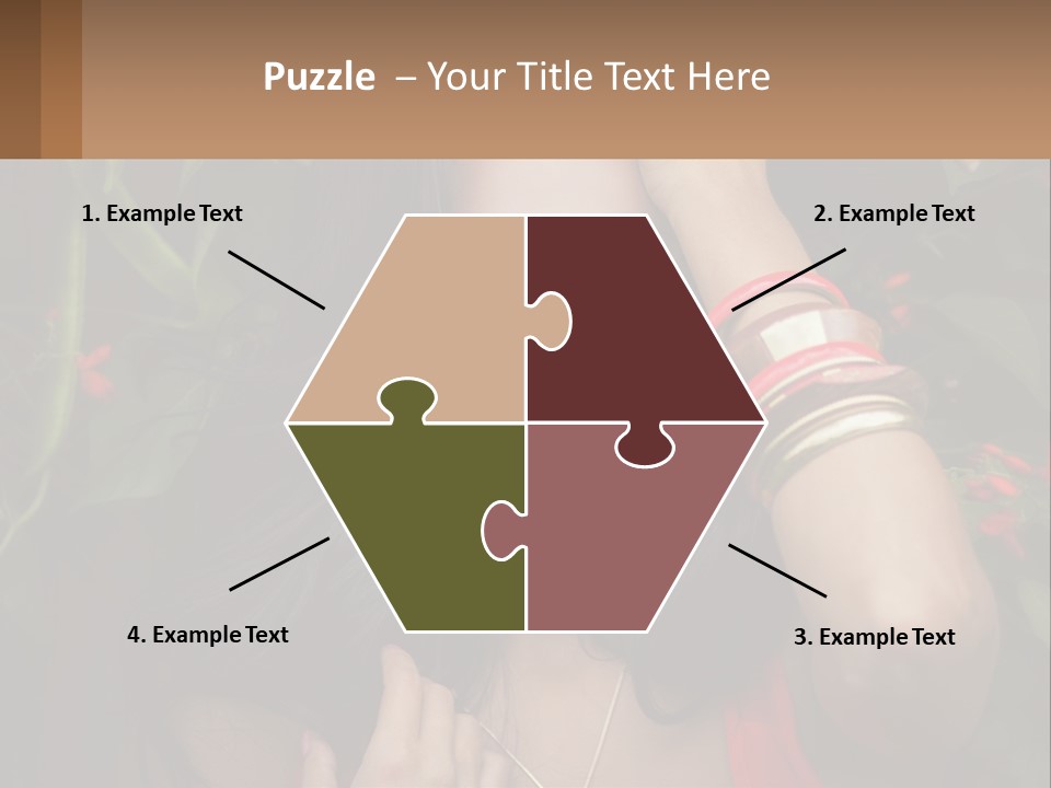 A Woman In A Red Dress Is Holding Her Hands On Her Head PowerPoint Template