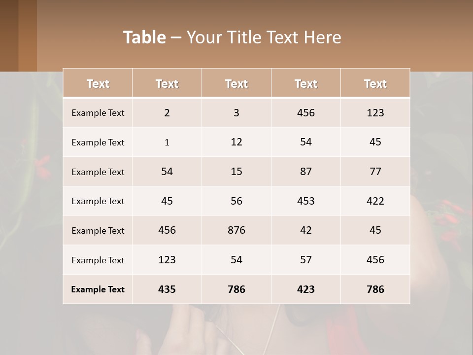 A Woman In A Red Dress Is Holding Her Hands On Her Head PowerPoint Template