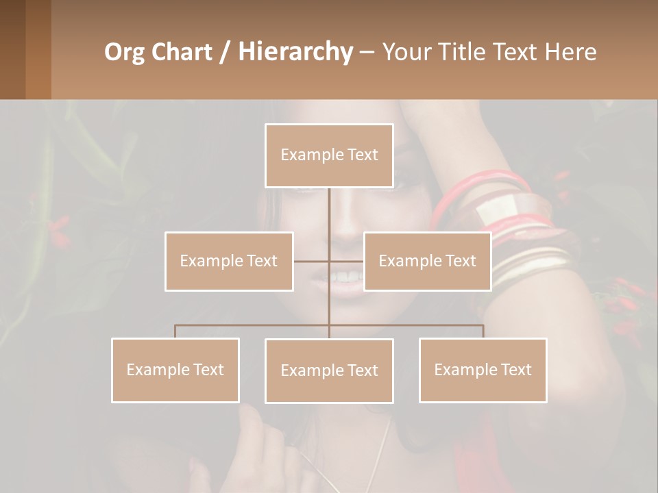 A Woman In A Red Dress Is Holding Her Hands On Her Head PowerPoint Template