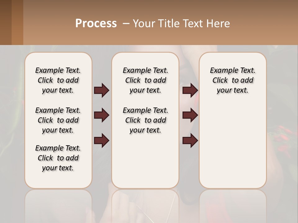 A Woman In A Red Dress Is Holding Her Hands On Her Head PowerPoint Template