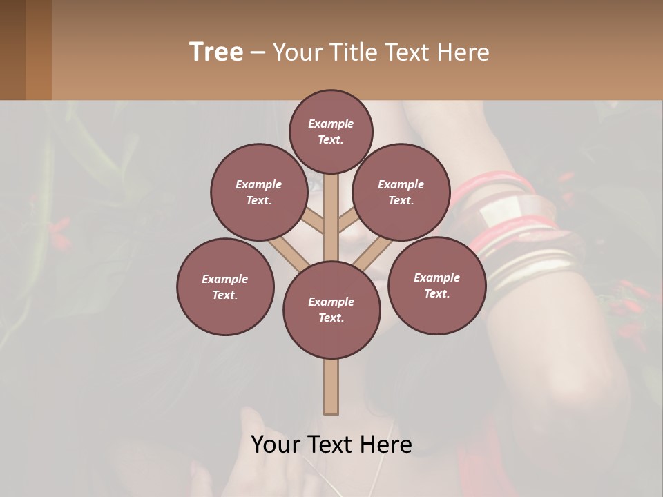 A Woman In A Red Dress Is Holding Her Hands On Her Head PowerPoint Template