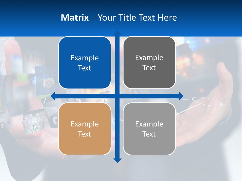 A Person Holding A Bunch Of Photos In Their Hands PowerPoint Template