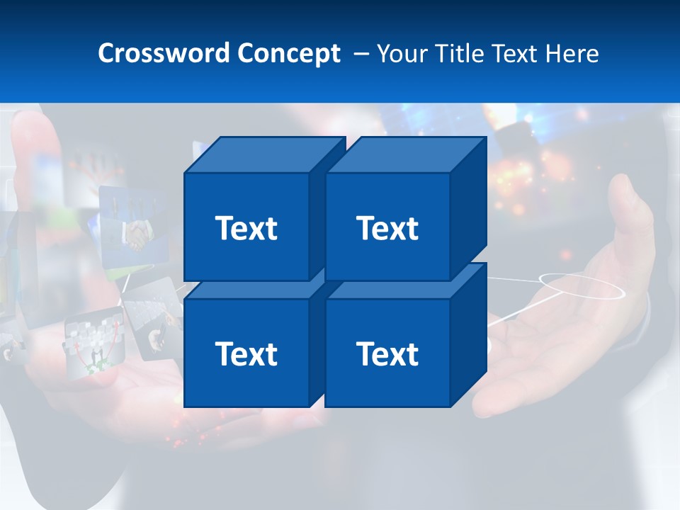 A Person Holding A Bunch Of Photos In Their Hands PowerPoint Template