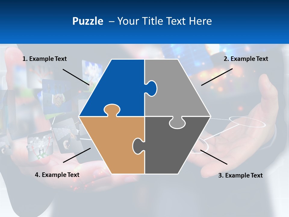 A Person Holding A Bunch Of Photos In Their Hands PowerPoint Template