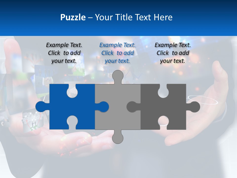 A Person Holding A Bunch Of Photos In Their Hands PowerPoint Template