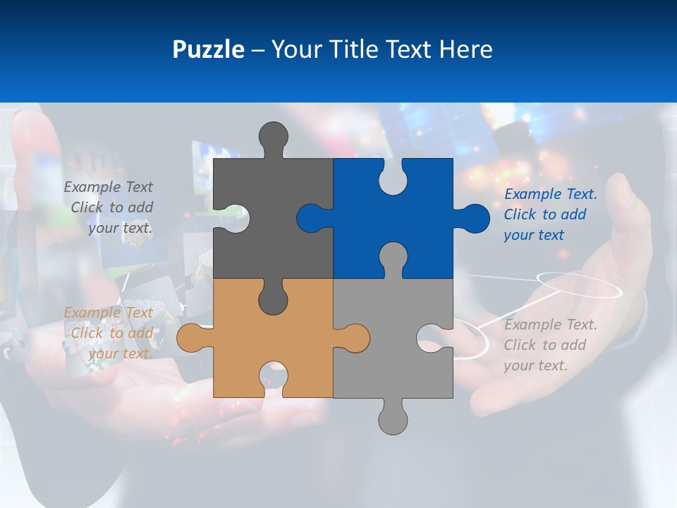 A Person Holding A Bunch Of Photos In Their Hands PowerPoint Template