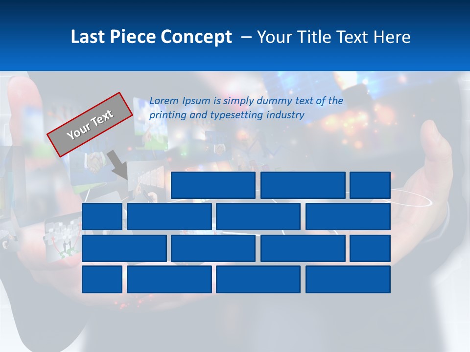 A Person Holding A Bunch Of Photos In Their Hands PowerPoint Template