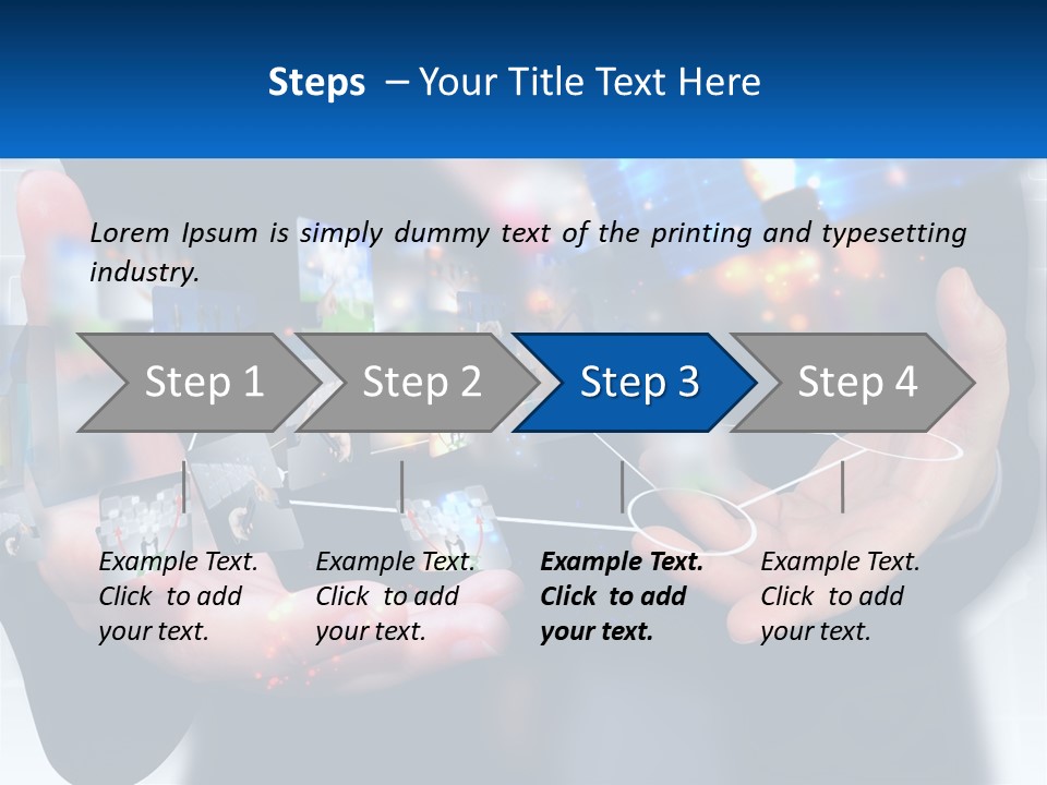 A Person Holding A Bunch Of Photos In Their Hands PowerPoint Template