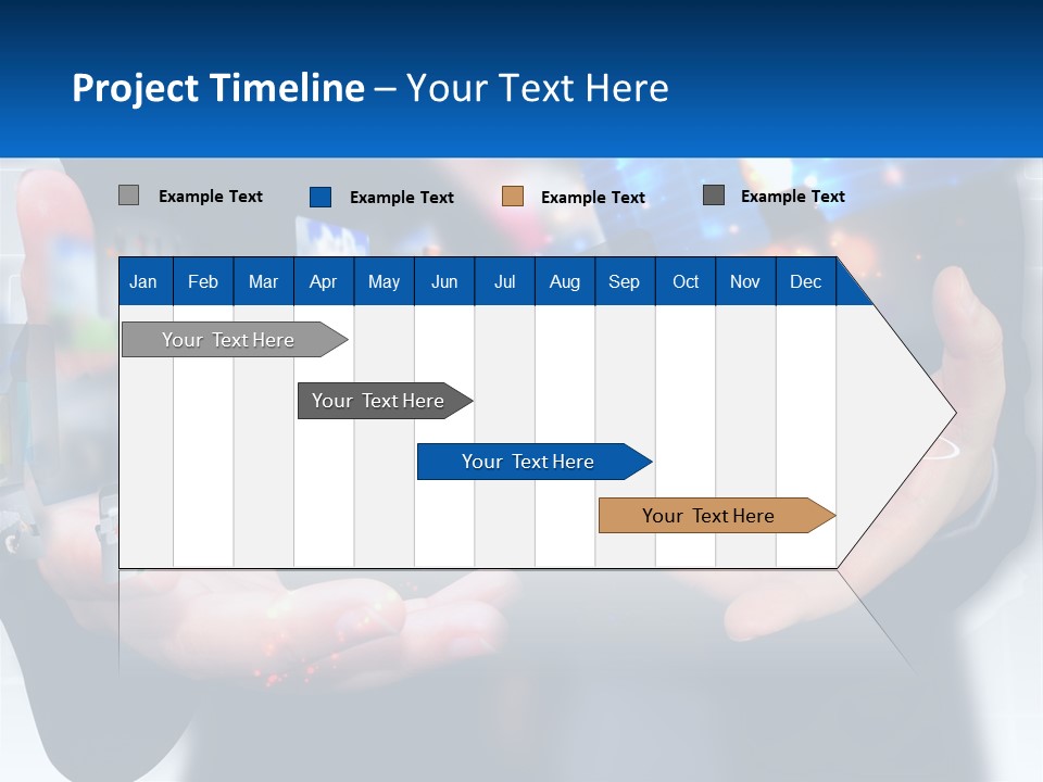 A Person Holding A Bunch Of Photos In Their Hands PowerPoint Template